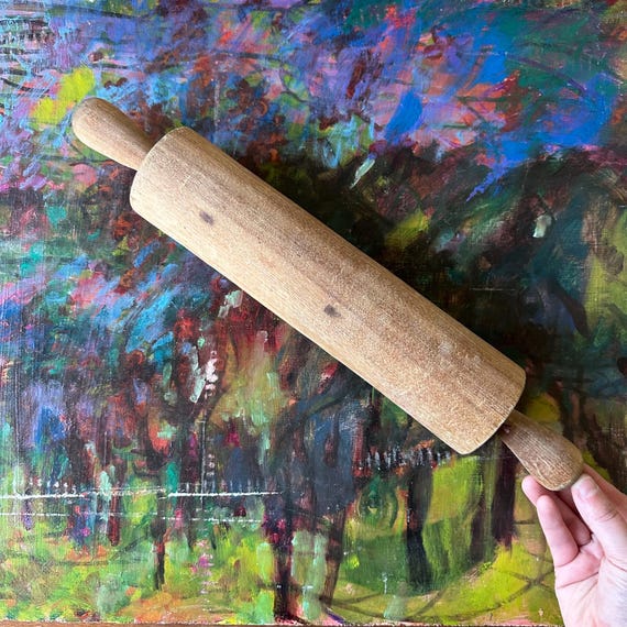 All Wood Rolling Pin Vintage