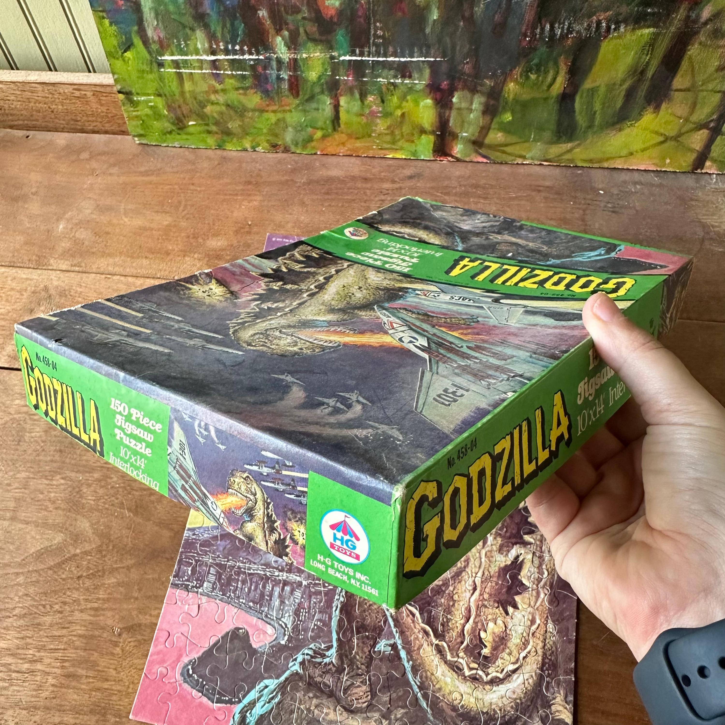 HG Toys Godzilla 150 Piece Jigsaw Puzzle Vintage 1978 Toho Co. Ltd