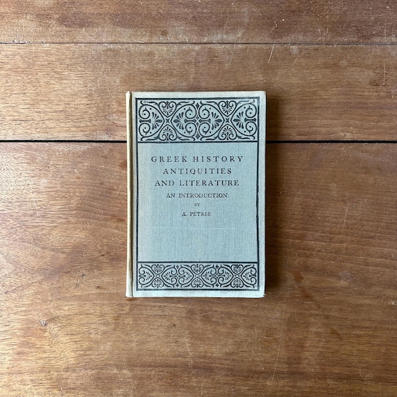 1953 Greek History Antiquities and Literature: An Introduction by A. Petrie