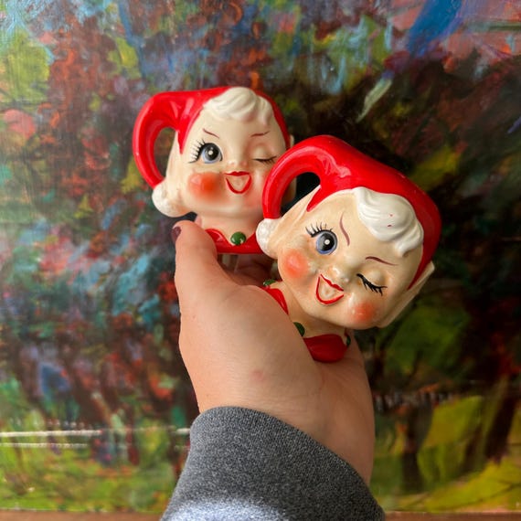 Kelvin’s Winking Elves Salt and Pepper Shakers