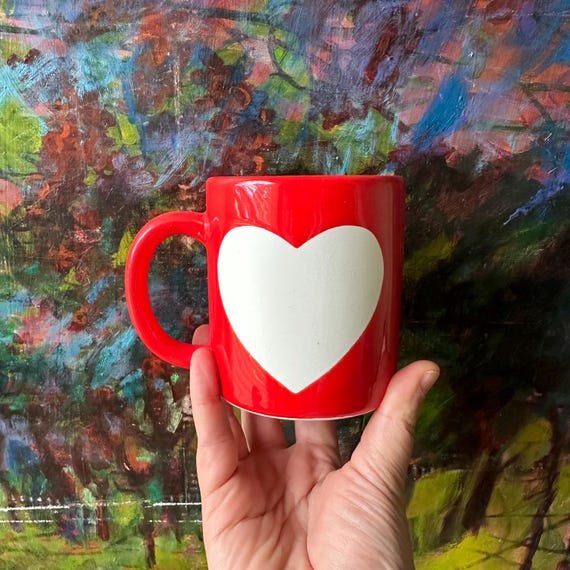Ron Gordon Designs Red Ceramic Heart Mug