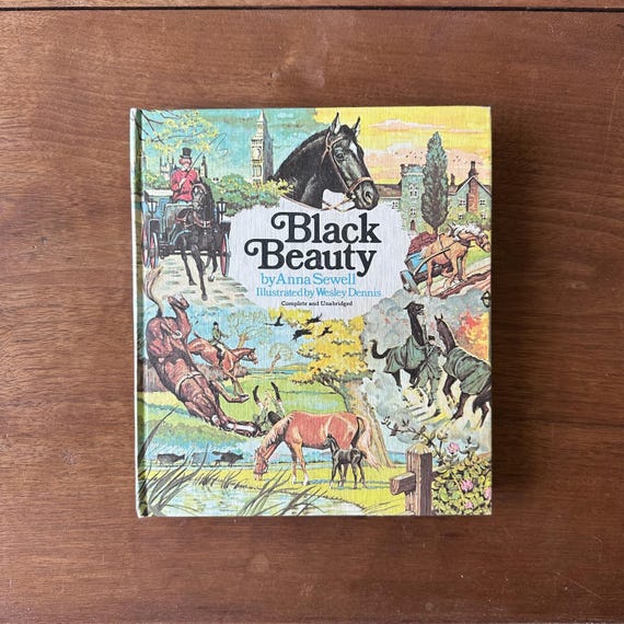 Black Beauty by Anna Sewell Vintage 1972 Rainbow Classics Edition
