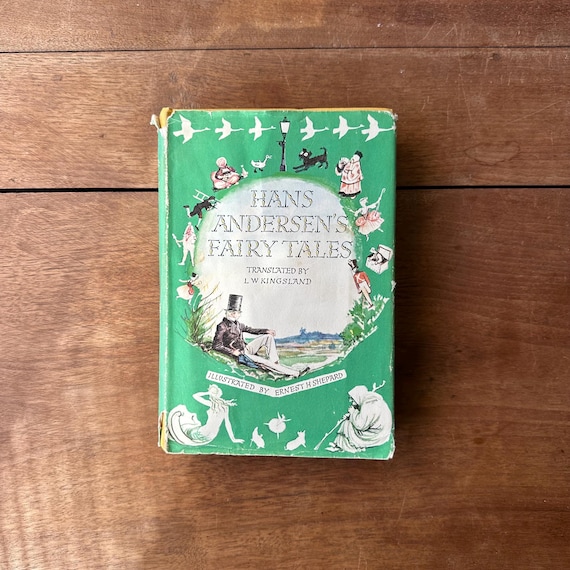 1962 Hans Andersen's Fairy Tales Book, Ernest H Shepard Illustrations