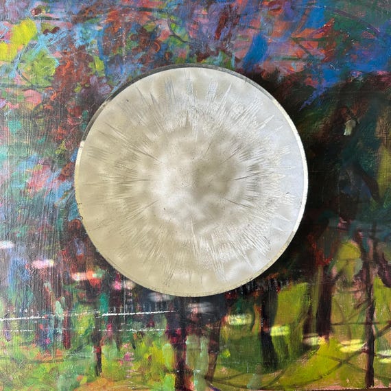 Midcentury Ikora Silverplate Swirl Bowl