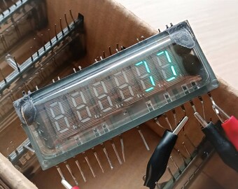 2x IVL2-7/5 Tubo Nixie Verde USSR NOS Testato Per Orologi VFD Display