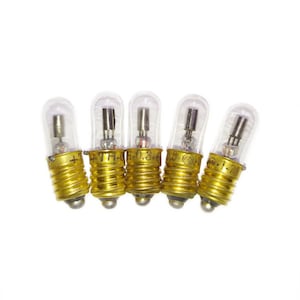 Vintage 25 pcs Neon tube TN-0.3 E10/13 Glow discharge indicator bulb lamp USSR