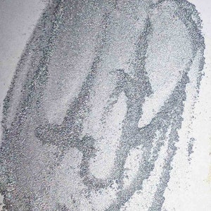 50 g Vintage Aluminum Metallic powder serebryanka USSR silver pigment paint shiny gray dye