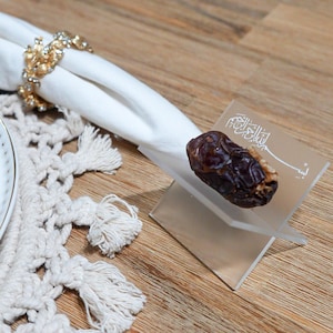 Date Stand for Iftar Ramadan table Decoration Custom Ramadan Decor