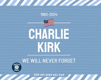 Justice For Charlie PNG: Patriotic Activist Design (Digital Download)