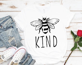 Be Kind SVG, Kindness SVG, Bee Graphic SVG files for Cricut Silhouette sublimation & digital design