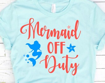 Download Mermaid Off Duty Svg Etsy