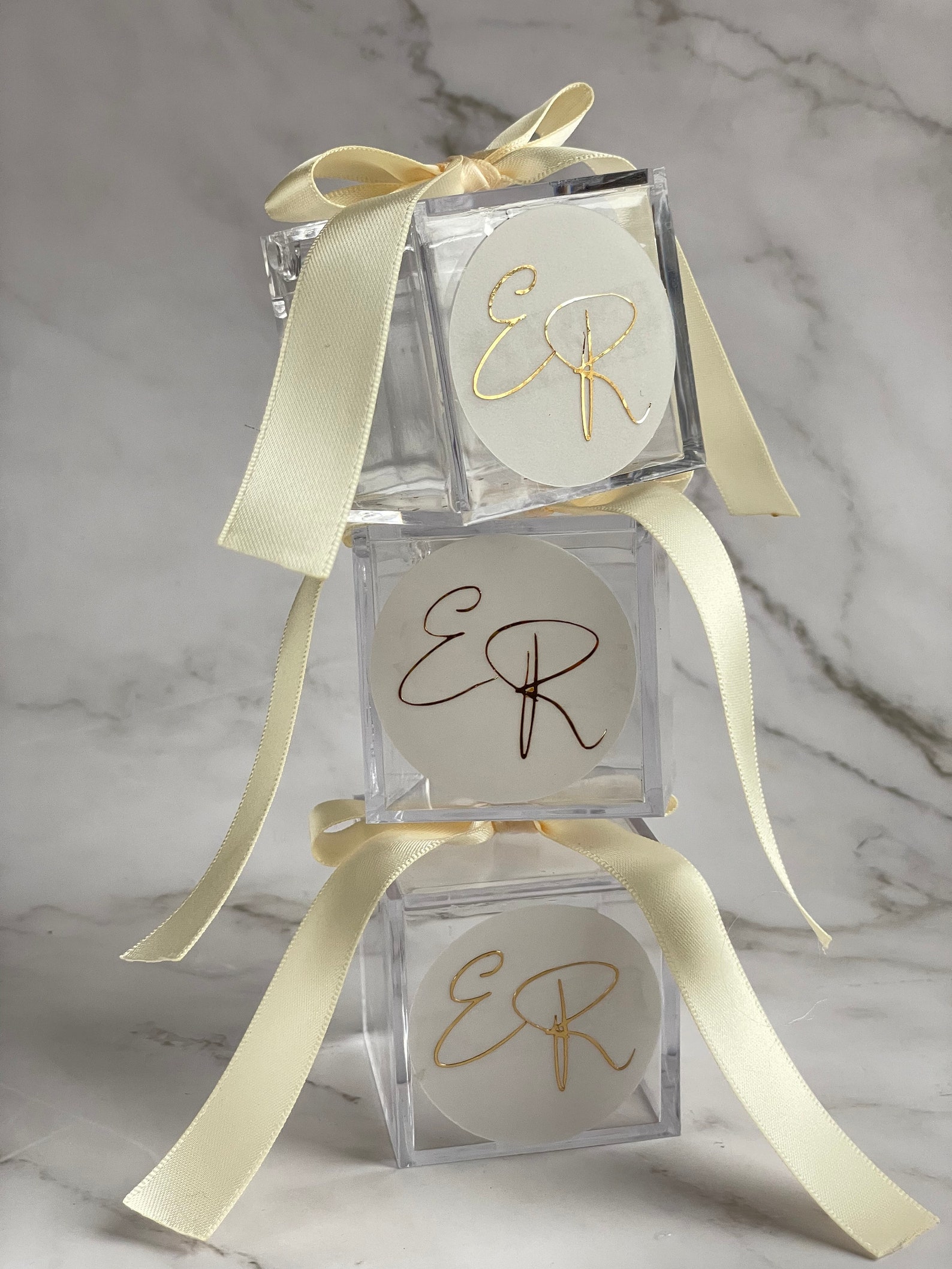 Acrylic Favor Box Etsy