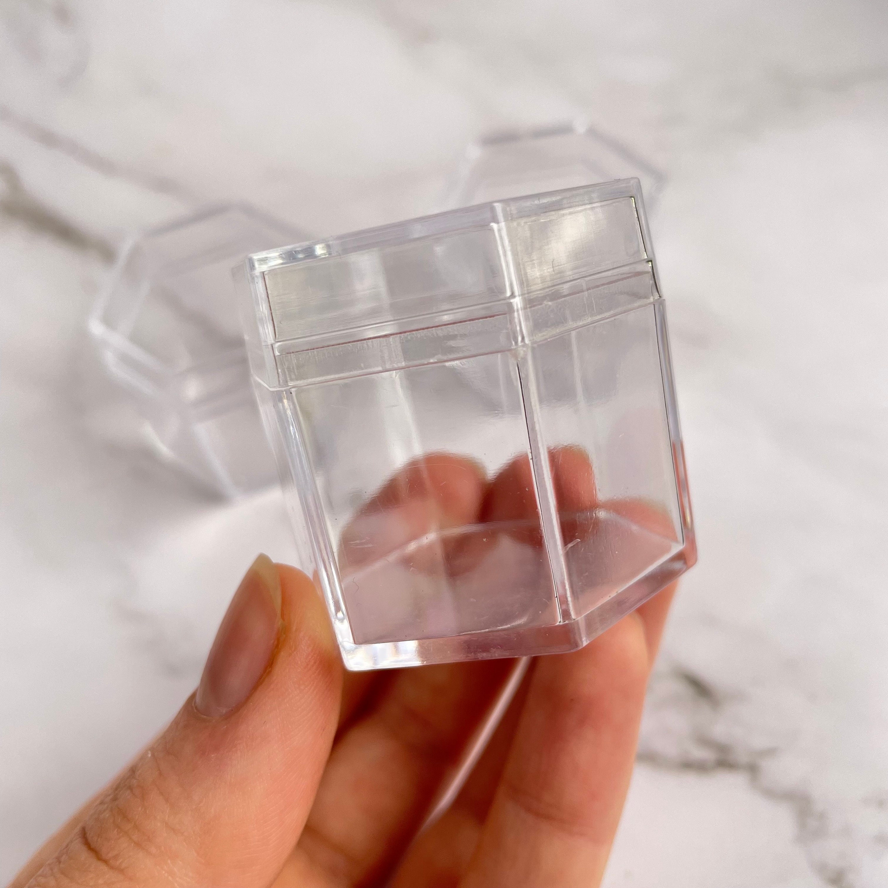 25 Pack of 3 X 3 X 3 Clear Boxes Wedding Favor Boxes 