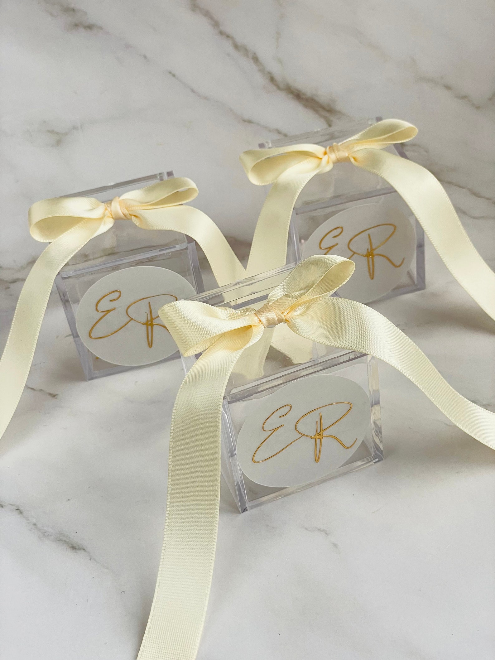 Acrylic Favor Box Etsy