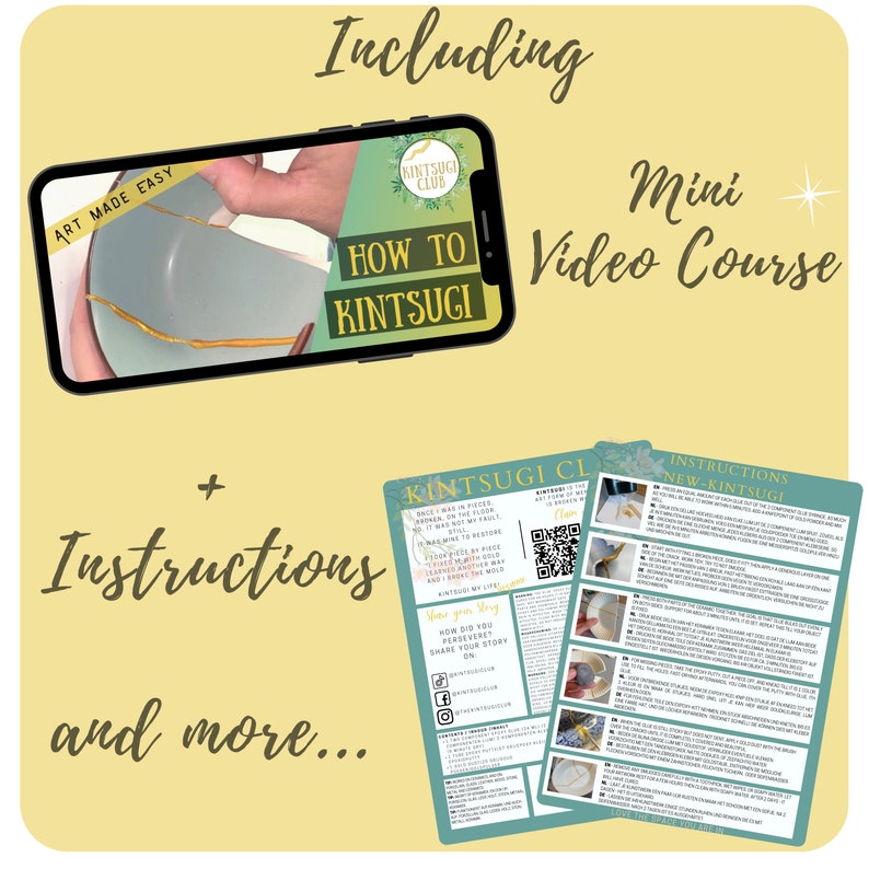 Kintsugi Repair Kit Kintsugi DIY Kit Repair Broken Etsy