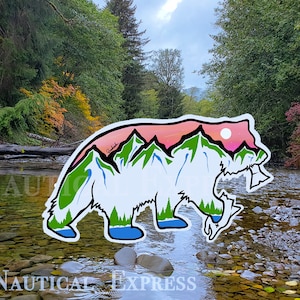 California Bear / Vinyl Sticker / Outdoor sticker / Weatherproof sticker / Bear Sticker /