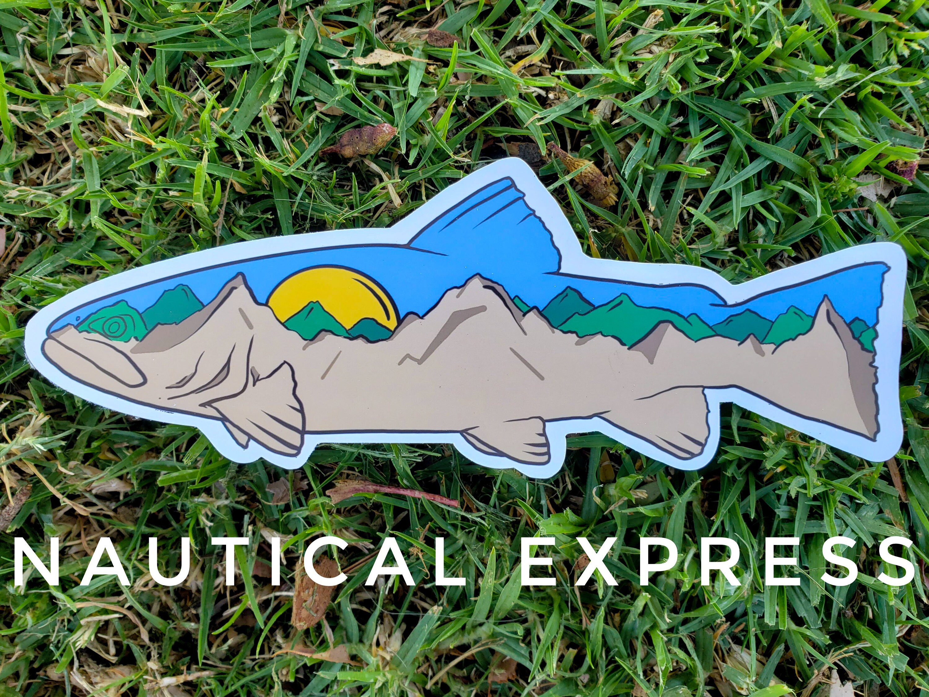 Transaqua Sticker Trout sticker / Vinyl sticker / Bumper sticker / Vinyl Decal / | Etsy