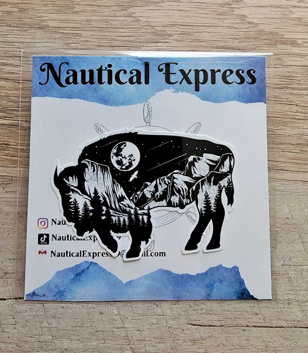 Buffalo Sticker / Bison Sticker / Animal Sticker - Etsy