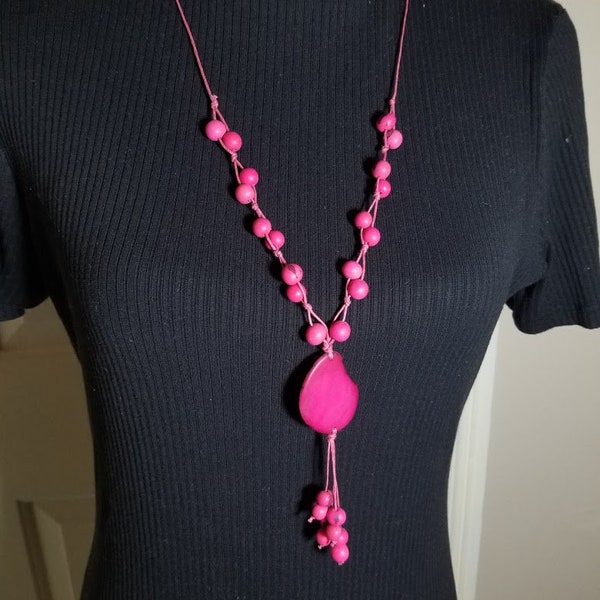 Tagua Acai Necklace