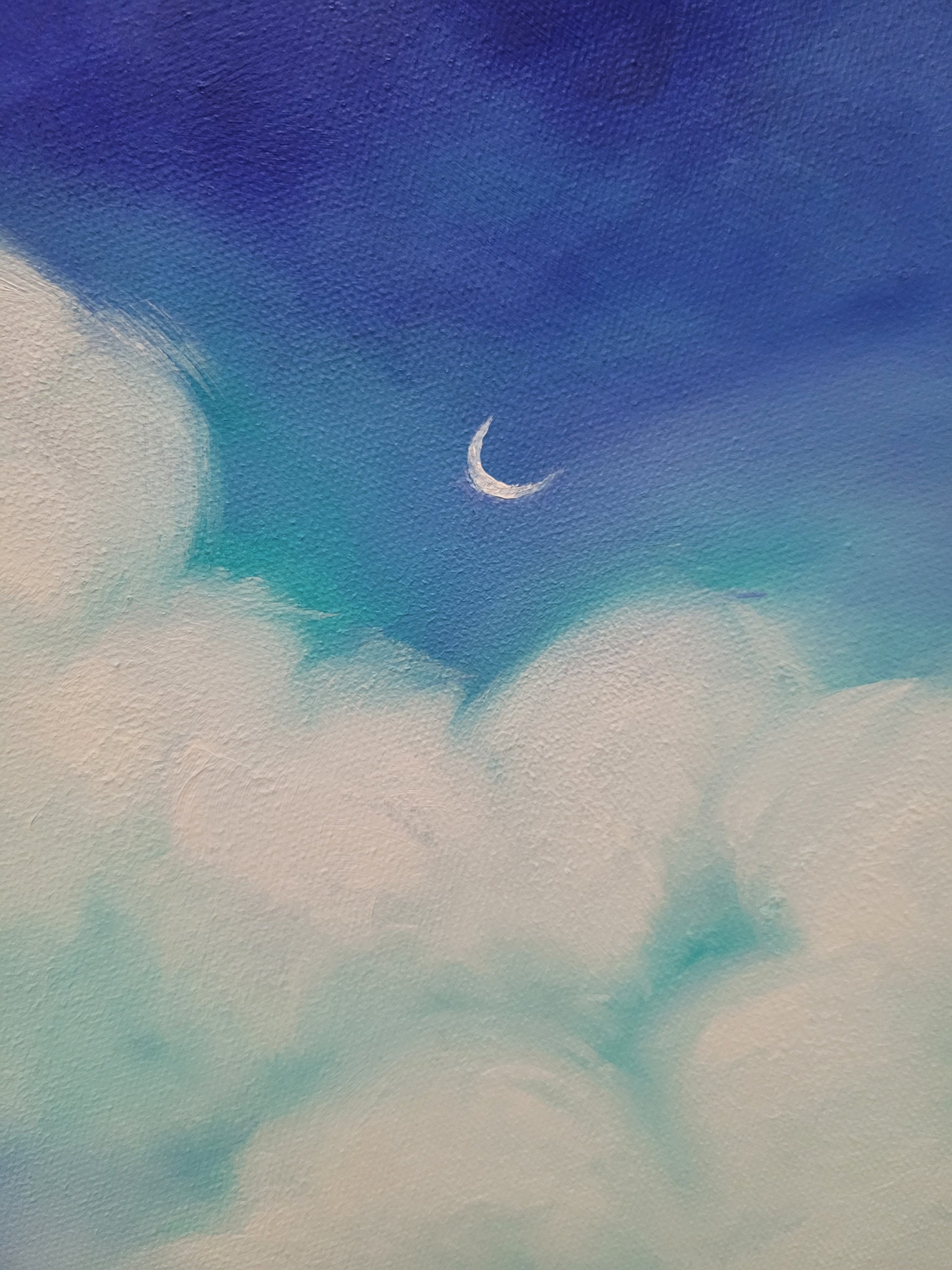 Sea Clouds } Original Painting on Canvas, Clouds, Moon Phase, Gallery ...