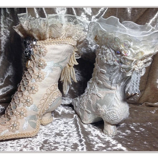 Digital Pattern - Cushioned Fabric Vintage Boot