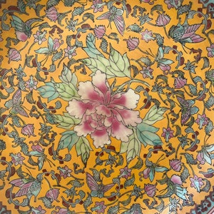 Antique Chinese Famille Rose and butterflies Porcelain Charger Plate 19TH C., QIANLONG MARK. image 2