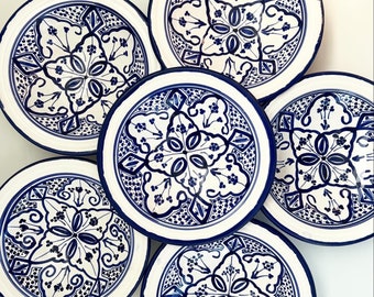 Handpainted North African ceramic bowls