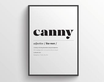 Geordie Definition Canny Print / Newcastle / NUFC / Toon