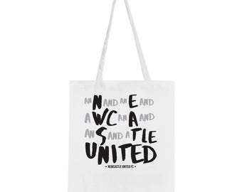 Bolsa de mano clásica del Newcastle United FC blanca NUFC
