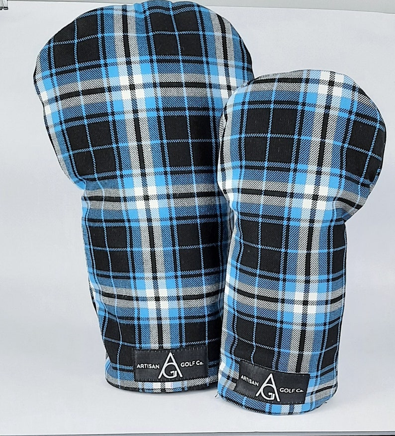 Glasgow Warriors Official Tartan Golf Head Covers Waterproof Etsy