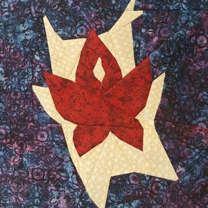 Star Leaf Korok Paper Piece Pattern