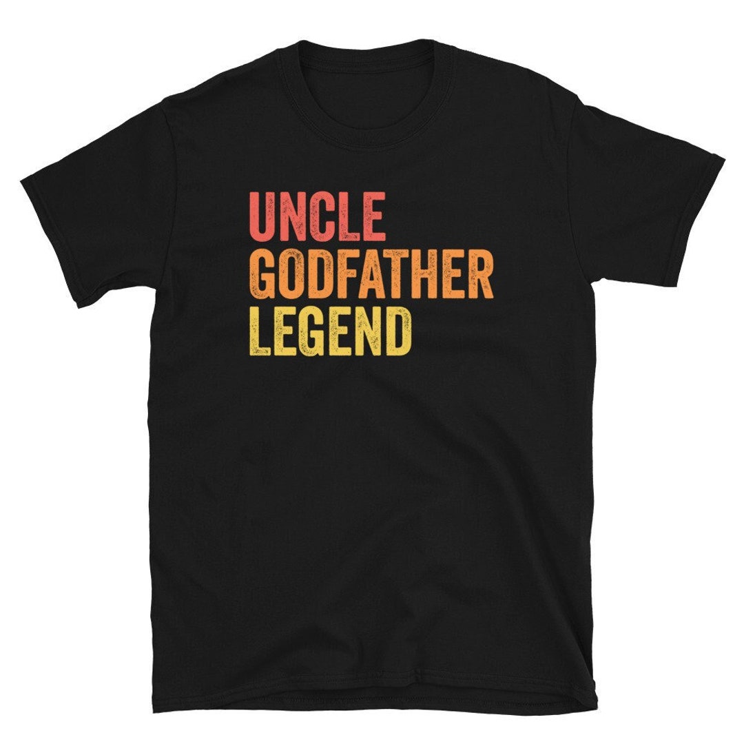 Uncle Godfather Legend Funny Tee Shirt Godfather Gift for - Etsy
