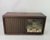 Vintage Retro ZENITH Tube Radio Model M730 AM FM Wood Cabinet Mid Century Modern