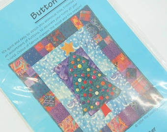 Button Tree Quilt Pattern CQ120 Country Quilter Vintage 1994 Craft Uncut