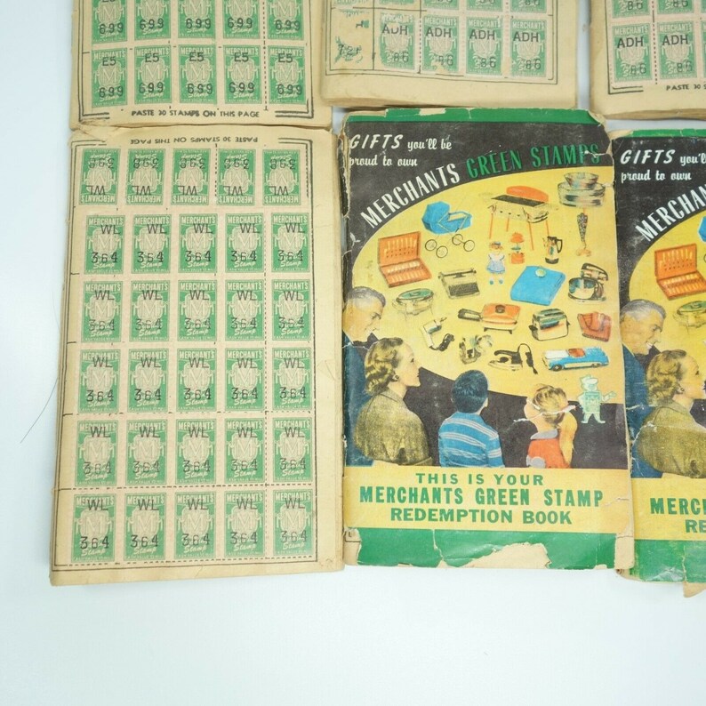 Vintage Merchants Green Stamps Book Merchandise Rays Heros Etsy