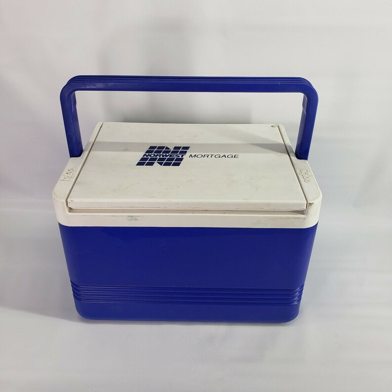IGLOO LEGEND 12 Vintage Blue White Cooler Picnic Ice Chest Lid Etsy