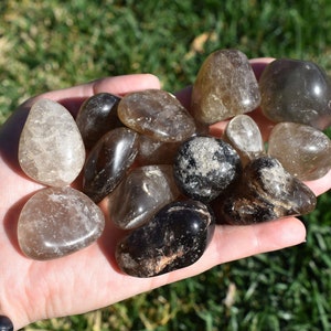 Smoky Quartz Tumble, Smoky Quartz, Polished Smoky Quartz, Smoky Quartz Crystal, Natural Smoky, Smoky Quartz Stone, Brazilian Smoky Quartz