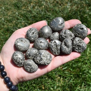 Pyrite, Pyrite Tumble, Iron Pyrite, Peruvian Pyrite, Natural Pyrite, Pyrite Stone, Pyrite Tumbled Stone, Fools Gold, Raw Pyrite Stone
