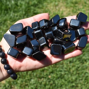 Hematite, Hematite Tumble, Hematite Crystal, Hematite Stone, Natural Hematite, Polished Hematite, Hematite Rock, Root Chakra Stone