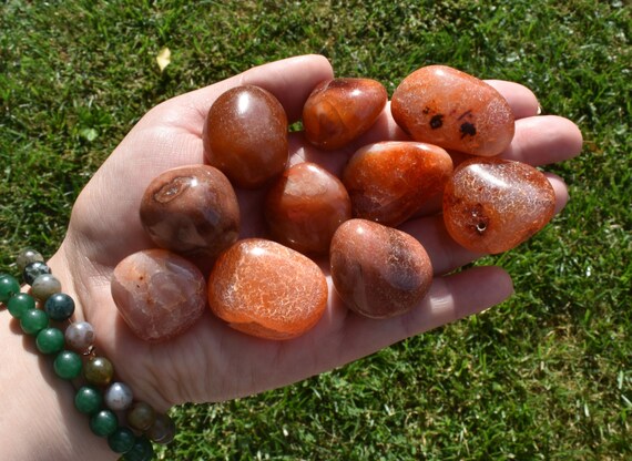 carnelian polished stone