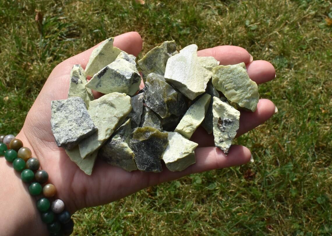 Raw Serpentine Rough Serpentine Raw Serpentine Stone Rough | Etsy