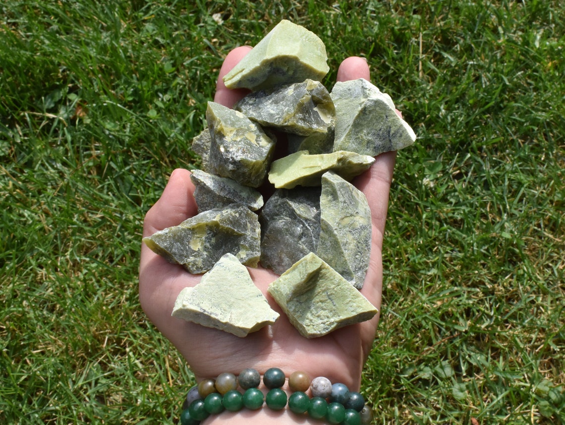 Raw Serpentine Rough Serpentine Raw Serpentine Stone Rough | Etsy