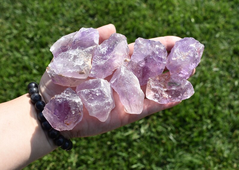 Rough Amethyst Raw Amethyst Amethyst Crystal Natural image 6