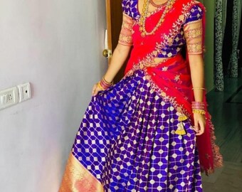 Half And Half Saree Etsy Half And Half Saree Etsy