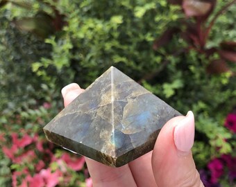 Labradorite Stone Labradorite Crystal Pyramid Gemstone Large