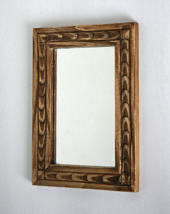 Handmade Wood carving mirror frame Etsy
