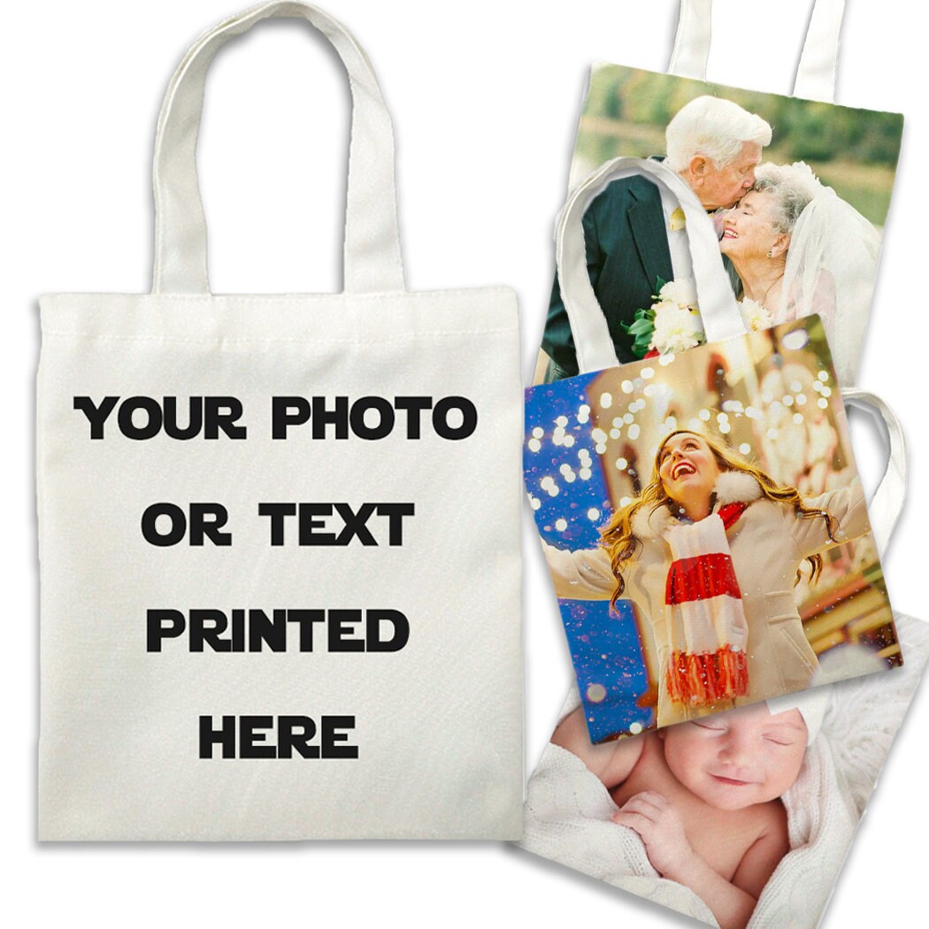Personalized Natural Canvas Rainbow Tote Bag – Preppy Monogrammed