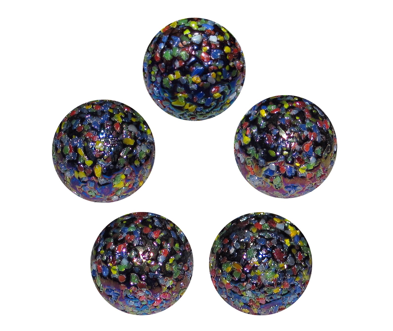5/8 16mm Glitterbomb Glass Marbles Etsy