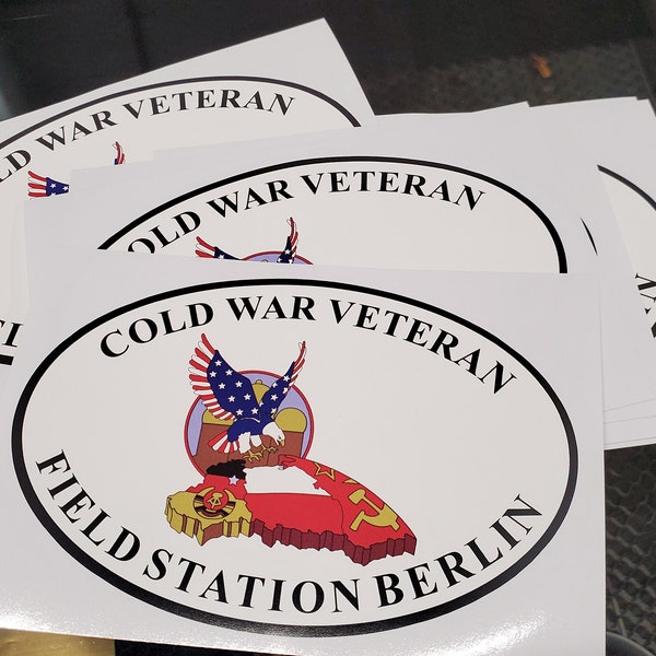 Field Station Berlin Cold War Veteran Vinyl Sticker