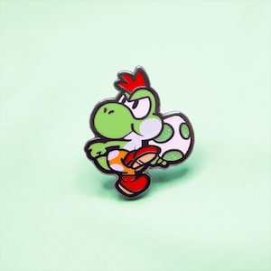 Kid Yoshi Black Nickel Enamel Pin